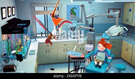 NIGEL, DORY, MARLIN, DARLA, FINDING NEMO, 2003 Stockfoto