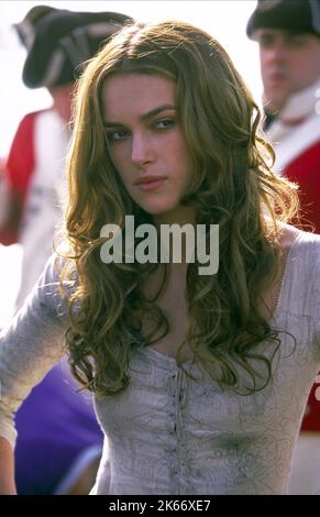 KEIRA KNIGHTLEY, PIRATEN DER KARIBISCHEN MEERE: DER FLUCH DER BLACK PEARL, 2003 Stockfoto