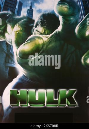 FILMPLAKAT HULK, HULK, 2003 Stockfoto