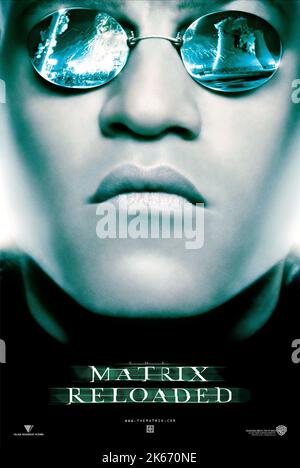 LAURENCE FISHBURNE, DIE MATRIX RELOADED, 2003 Stockfoto