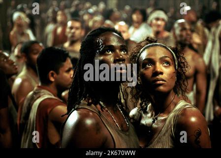 HAROLD PERRINEAU, NONA GAYE, DIE MATRIX REVOLUTIONS 2003 Stockfoto