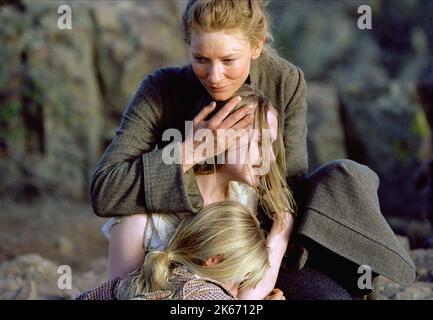 CATE BLANCHETT, EVAN RACHEL WOOD, JENNA BOYD, DIE FEHLENDEN, 2003 Stockfoto