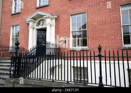 Department of further and higher Education Research Innovation and Science 52 st stephens Green dublin republik irland ehemaliges Büro des öffentlichen Lebens Stockfoto