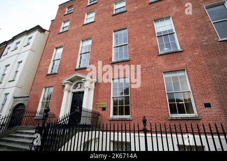 Department of further and higher Education Research Innovation and Science 52 st stephens Green dublin republik irland ehemaliges Büro des öffentlichen Lebens Stockfoto