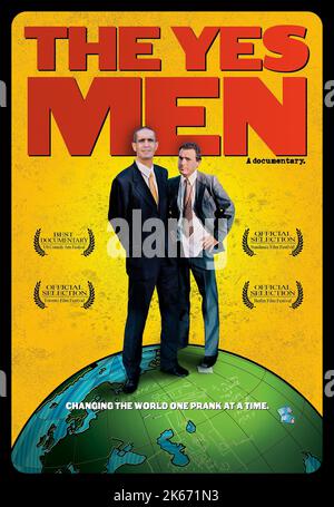 ANDY, MIKE, THE YES MEN, 2003 Stockfoto