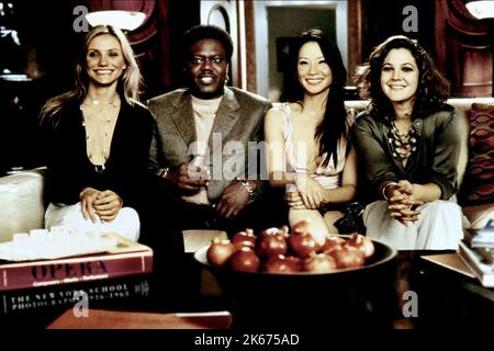 DIAZ,MAC,LIU,BARRYMORE, CHARLIE'S ANGELS: VOLLGAS, 2003 Stockfoto