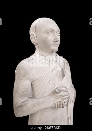 Statue von Gudea im Museum des Alten Orients, Istanbul. Stockfoto