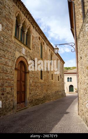 Arqua Petrarca, historisches Dorf in der Provinz Padua, Venetien, Italien Stockfoto