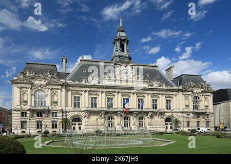 Hotel De Ville, Tours, Frankreich Stockfoto