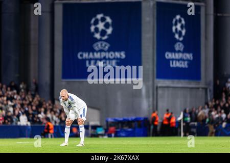 Kopenhagen, Dänemark. 11. Oktober 2022. Nicolai Boilesen (20) vom FC Kopenhagen beim UEFA Champions League-Spiel zwischen dem FC Kopenhagen und Manchester City im Park in Kopenhagen. (Foto: Gonzales Photo/Alamy Live News Stockfoto
