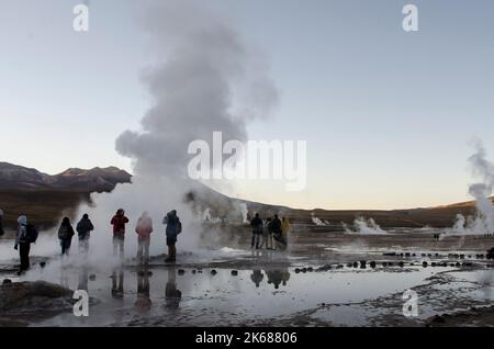 Atacama-Wüste, Dezember 2014. Fotograf: Ale Espaliat Stockfoto