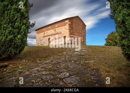 Oratorium von San Michele, Castelvetro di Modena, Emilia Romagna, Italia Stockfoto