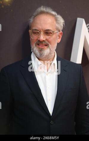 London, Großbritannien. 12. Oktober 2022. Sam Mendes trifft am 12. Oktober 2022 auf das Empire of Light ein - UK Premiere - BFI London Film Festival, England, London, UK. Quelle: Siehe Li/Picture Capital/Alamy Live News Stockfoto