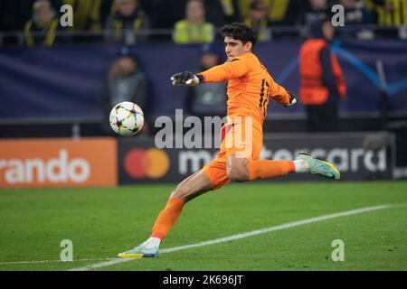 Goalwart Yassine BOUNOU, BONO, (SEV), Aktion, Einzelaktion, Fußball Champions League, Vorrunde 4. Spieltag, Borussia Dortmund (DO) - FC Sevilla 1: 1, am 11.. Oktober 2022 in Dortmund/Deutschland. © Stockfoto