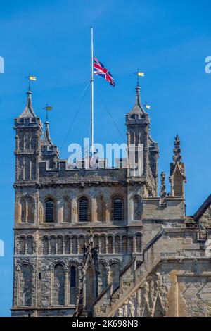 Exeter Kathedrale, Exeter, Devon Stockfoto