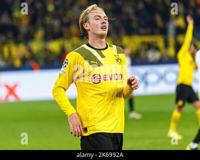 Dortmund, Deutschland. 06. Sep, 2022. firo : 11.. Oktober 2022, Fußball, Fußball, CL, UEFA Champions League, Saison 2022/2023, Gruppenphase, Gruppe G, BVB, Borussia Dortmund - FC Sevilla Julian Brandt (Borussia Dortmund) Halbfigur, Quelle: dpa/Alamy Live News Stockfoto