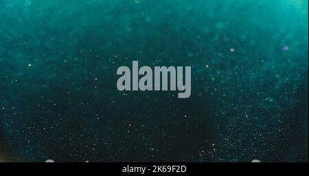 Bokeh-Licht-Overlay verwischt Glitzer-Texturpartikel Stockfoto
