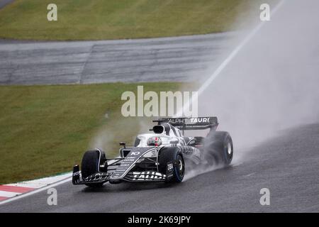 Suzuka, Japan. 08. Oktober 2022. 9.. Oktober 2022, Suzuka International Racing Course, Suzuka, Formel 1 2022 Honda Grand Prix von Japan, im Bild Pierre Gasly (FRA), Scuderia AlphaTauri Credit: dpa/Alamy Live News Stockfoto