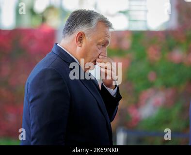 Berlin, Deutschland. 10. Oktober 2022. Viktor Orban, Premierminister der Republik Ungarn. Berlin, Den 10. Oktober 2022. Kredit: dpa/Alamy Live Nachrichten Stockfoto