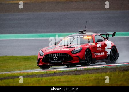 F1 Safety Car, Mercedes-AMG GT Black Series, F1 Grand Prix von Japan auf der Suzuka International Racing Course am 9. Oktober 2022 in Suzuka, Japan. (Foto mit ZWEI HOHEN Bildern) Stockfoto