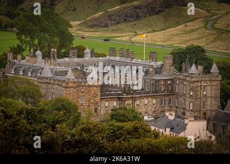 Palace of Holyrood House in Edinburgh Stockfoto