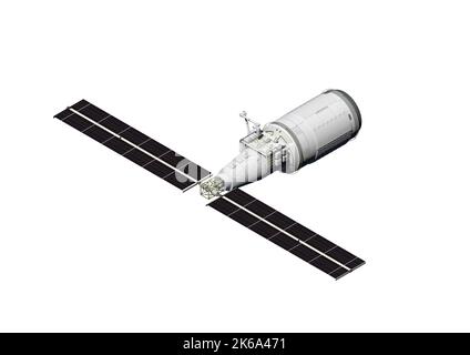 Chinesische Raumstation Tiangong 2022, Wentian Science Module. Stockfoto