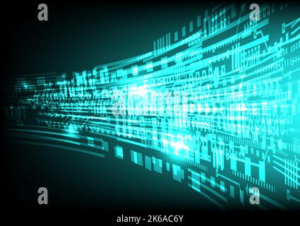 Abstrakt geometrische Leiterplatte Design Technologie Hintergrund. Vektorgrafik. Stock Vektor