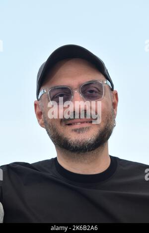 Der russische Filmemacher Kirill Serebrennikov posiert während der Fotoaufnahme des Films „Tschaikowskys Frau“ anlässlich der Filmfestspiele von Cannes im Mai Stockfoto