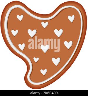 Lebkuchenalphabet. Kreatives Lebkuchen-Typografie-Design. Keks traditionelle dekorative Alphabet. Schriftart Christmas Cookie. Buchstabe Y. Stock Vektor
