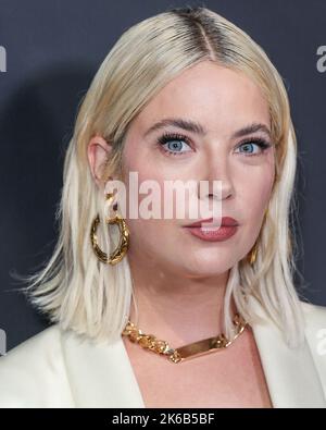 HOLLYWOOD, LOS ANGELES, KALIFORNIEN, USA – 12. OKTOBER: Die amerikanische Schauspielerin, Model und Sängerin Ashley Benson kommt beim Annual Screenfest Horror Film Festival 22. - Los Angeles Screening von Wellgo USA's 'The Loneliest Boy in the World', das am 12. Oktober 2022 in den TCL Chinese 6 Theatres in Hollywood, Los Angeles, Kalifornien, USA, stattfand. (Foto von Xavier Collin/Image Press Agency) Stockfoto