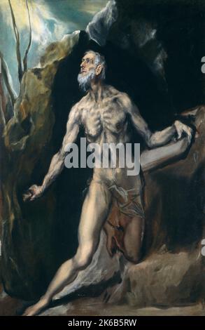 EL Greco - Saint Jerome, c. 1610/1614 Stockfoto