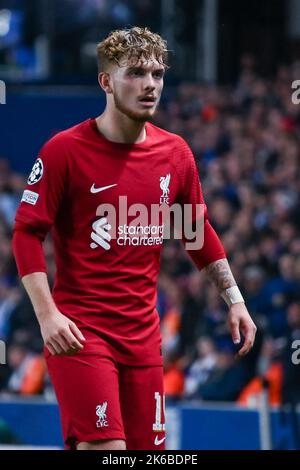 Glasgow, England . 12. Oktober 2022. Harvey Elliott von Liverpool während des Gruppenspiels der Herren Champions League zwischen den Rangers und Liverpool im Ibrox Stadium, Glasgow (Karl W Newton/SPP) Credit: SPP Sport Press Photo. /Alamy Live News Stockfoto