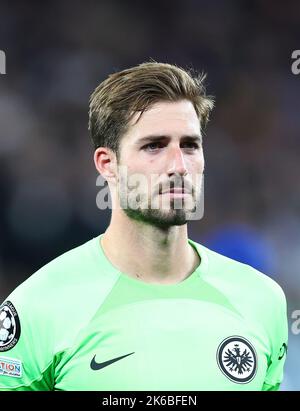 London, Großbritannien. 12. Oktober 2022. Kevin Trapp von Eintracht Frankfurt während des UEFA Champions League-Spiels im Tottenham Hotspur Stadium, London. Bildnachweis sollte lauten: David Klein/Sportimage Kredit: Sportimage/Alamy Live News Stockfoto