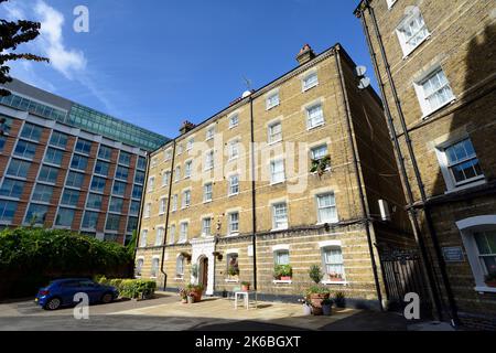 Southwark Street Estate, Peabody Estate, Bankside, Southwark, London, Vereinigtes Königreich Stockfoto