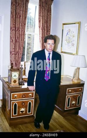 David Linley in seinem Büro im Linley Showroom in der Kings Road London Stockfoto