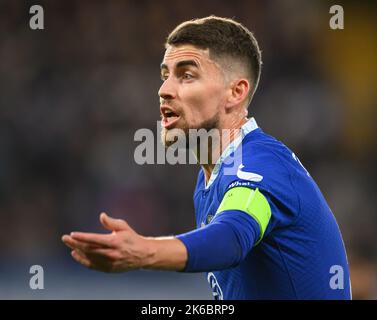 05. Oktober 2022 - Chelsea gegen AC Mailand - UEFA Champions League - Gruppe E - Stamford Bridge die Chelsea-Mannschaft Jorgins während des UEFA Champions League-Spiels der Gruppe E in Stamford Bridge, London. Picture : Mark Pain / Alamy Live News Stockfoto