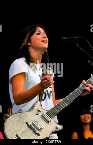 KT Tunstall, V2007, Hylands Park, Chelmsford, Essex, Großbritannien - 19. August 2007 Stockfoto