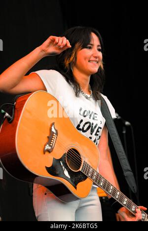 KT Tunstall, V2007, Hylands Park, Chelmsford, Essex, Großbritannien - 19. August 2007 Stockfoto