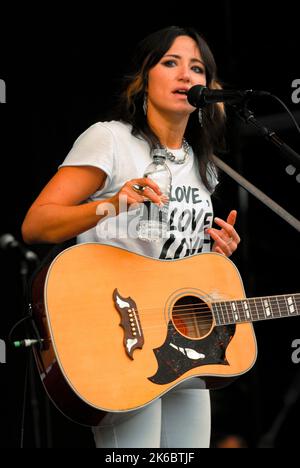 KT Tunstall, V2007, Hylands Park, Chelmsford, Essex, Großbritannien - 19. August 2007 Stockfoto