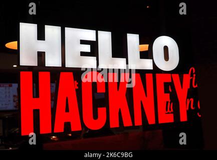 KFC, Kentucky Fried Chicken Shop, Hackney, London, England, Großbritannien, E8 Stockfoto