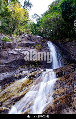 Namtok Lampee Wasserfall in Phang nga, Thailand Stockfoto