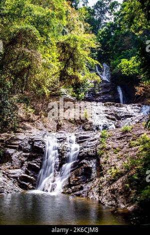 Namtok Lampee Wasserfall in Phang nga, Thailand Stockfoto