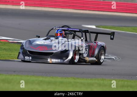 Andy Southcott, MG Midget, MC Special Saloons und Modsports - Sports Racing und V8’s, bei dieser Gelegenheit zwei Rennen eines von zwanzig Minuten und das Wochenende Stockfoto