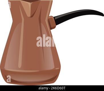 Kaffeemaschine Topf Symbol Cartoon Vektor. Kaffeemaschine. Kapselgetränk Stock Vektor