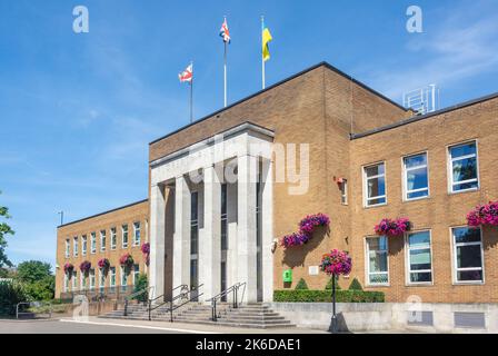 Rugby Town Hall, Evreux Way, Rugby, Warwickshire, England, Vereinigtes Königreich Stockfoto