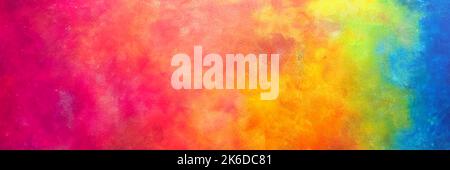 Bunte Mischung von Ölfarben Hintergrund. Bannerkarte für Deckblätter, Visitenkarten. 3D Abbildung. Stockfoto