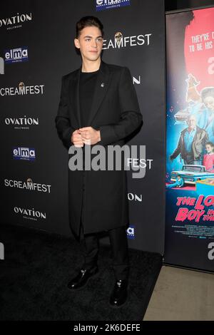 12. Oktober 2022, Los Angeles, Kalifornien, USA: LOS ANGELES - OCT 12: Hero Fiennes Tiffin bei der Premiere von The Loneliest Boy in the World während des Screenfest 2022 im TCL Chinese Theatre IMAX am 12. Oktober 2022 in Los Angeles, CA (Bildquelle: © Nina Prommer/ZUMA Press Wire) Stockfoto