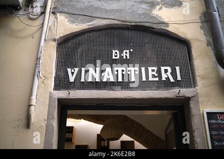 Da Vinattieri Tripe Shop Florenz Italien Stockfoto