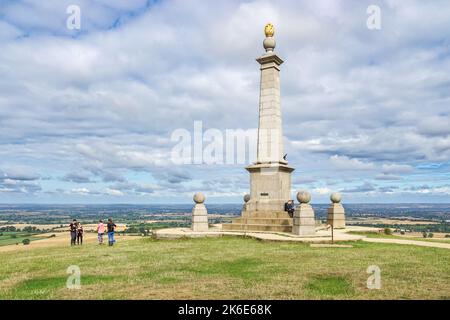 Coombe Hill Monument in the Chilterns, Buckinghamshire, England Vereinigtes Königreich Großbritannien Stockfoto