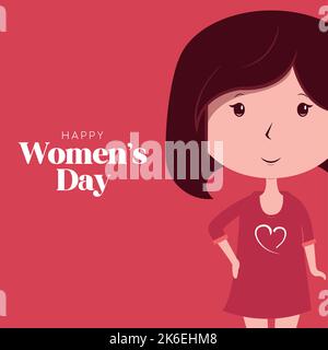 Happy Women Tag Poster Vektor Stock Vektor